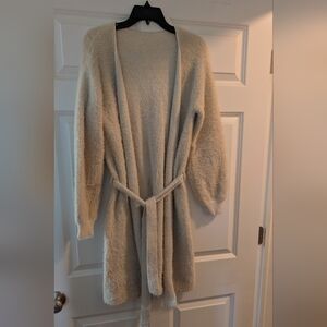 Cozy Cream Women's Sweater Cardigan